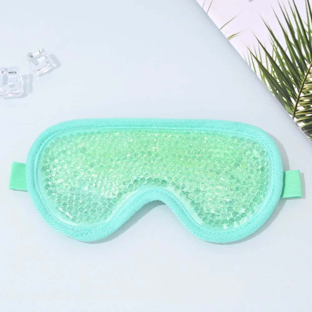Masque pour les Yeux Chaud & Froid - Gel Apaisant & Relaxant, Masque de Nuit Beauté