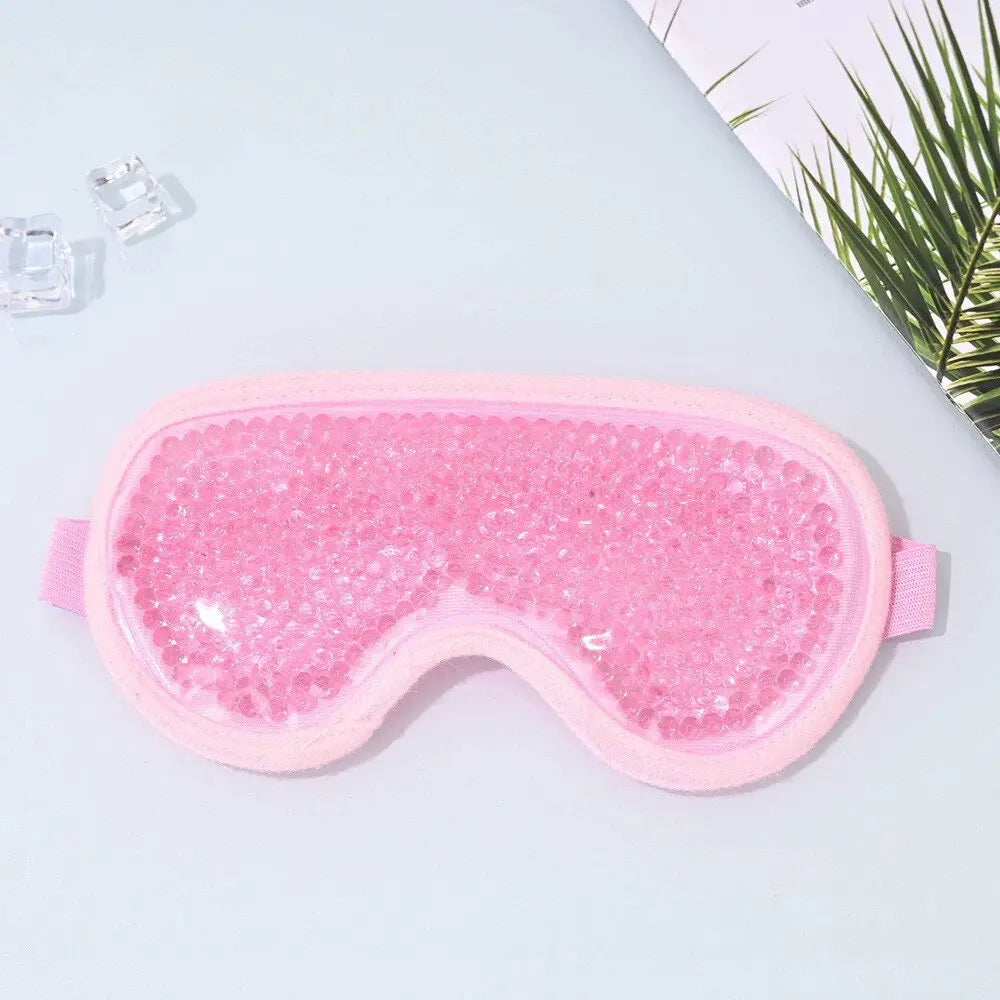 Masque pour les Yeux Chaud & Froid - Gel Apaisant & Relaxant, Masque de Nuit Beauté