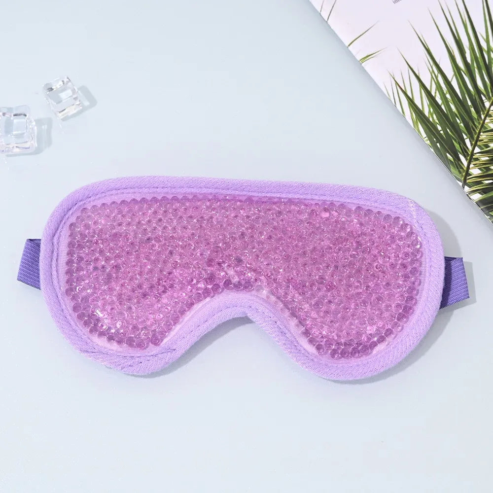 Masque pour les Yeux Chaud & Froid - Gel Apaisant & Relaxant, Masque de Nuit Beauté