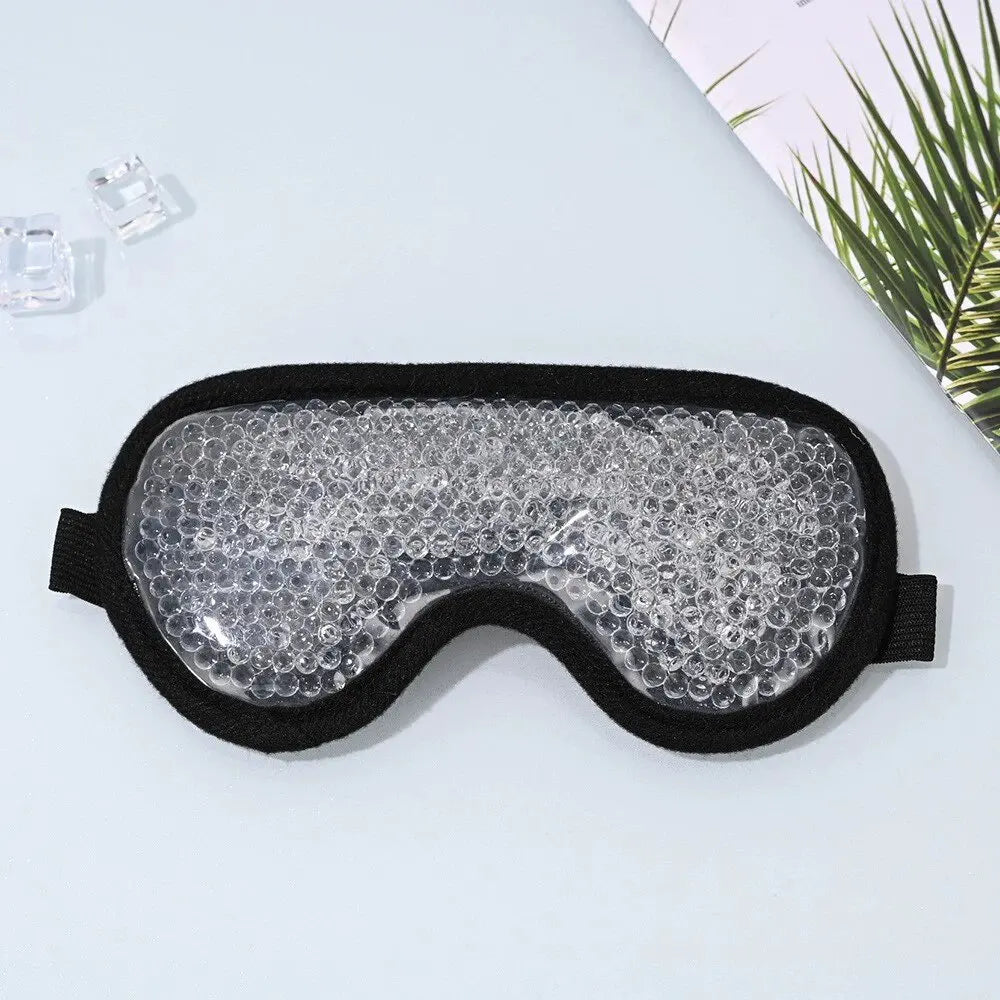 Masque pour les Yeux Chaud & Froid - Gel Apaisant & Relaxant, Masque de Nuit Beauté