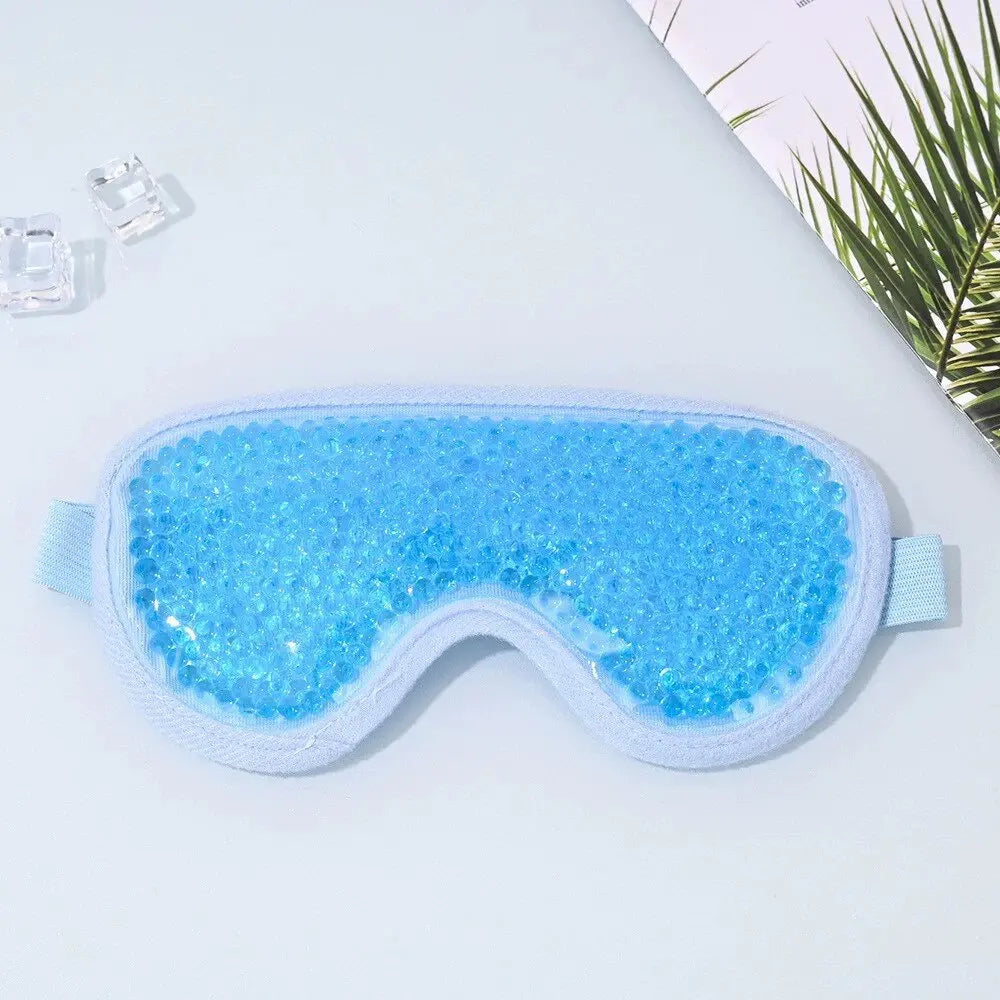 Masque pour les Yeux Chaud & Froid - Gel Apaisant & Relaxant, Masque de Nuit Beauté