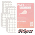 Patchs Anti-Acné Hydrocolloïdes 200/400/800 Pièces - Invisibles, Acide Salicylique & Arbre à Thé